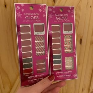 BNIB Dashing Diva Gel Stickers Holiday Limited Edition
